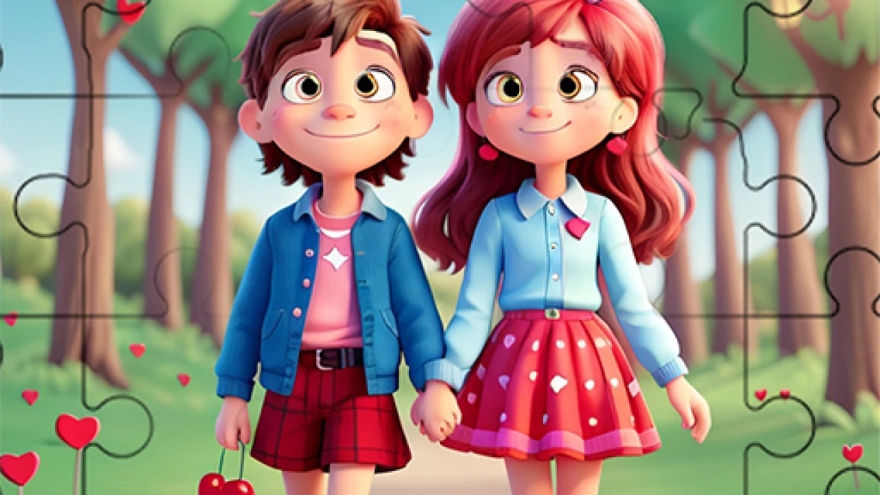 Love Puzzle: Valentines Day Jigsaw Puzzle image