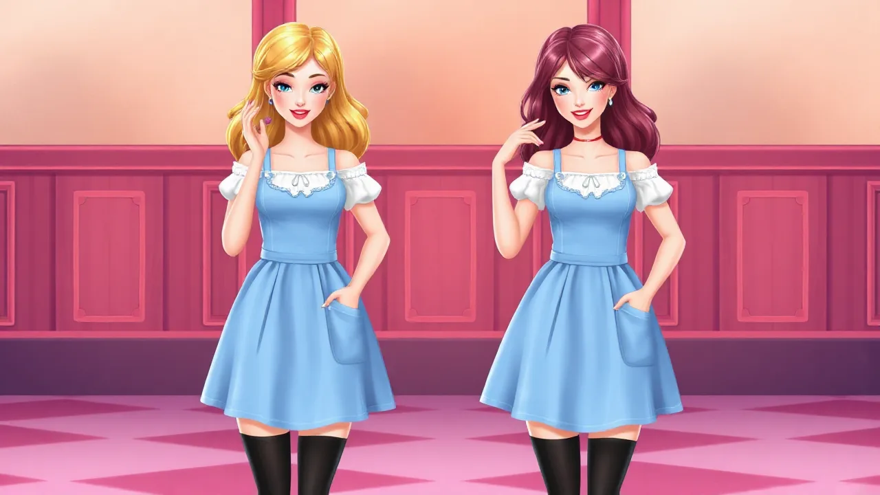BFFs Pinafore Fashion: Cute Fashion Fun image