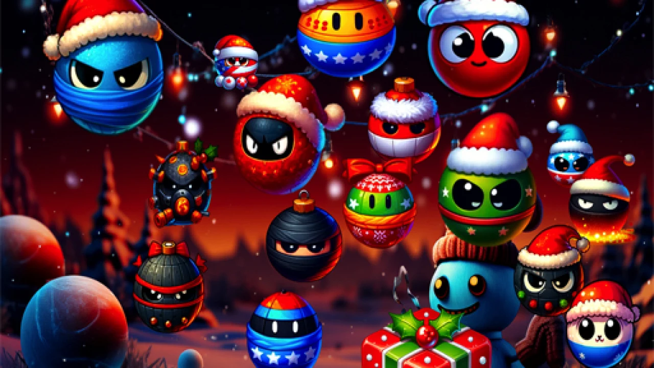 Unlock the Fun of Red and Friend Balls in Christmas Rush image
