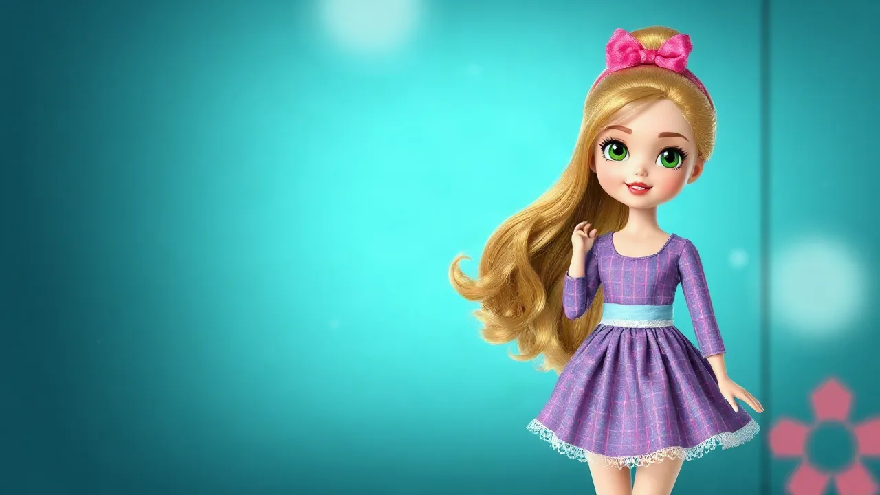 Create the Perfect Look in the Lovely Doll Dress Up Game image