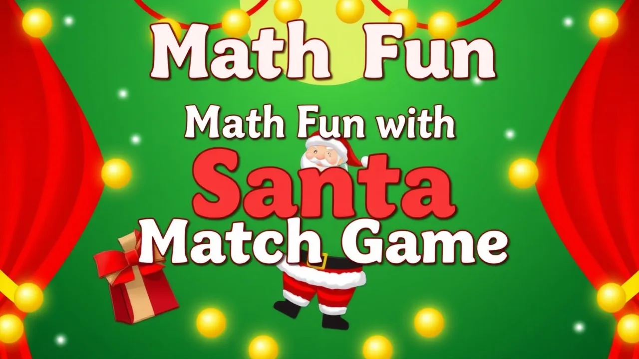 Math Fun with Santa Match Game image