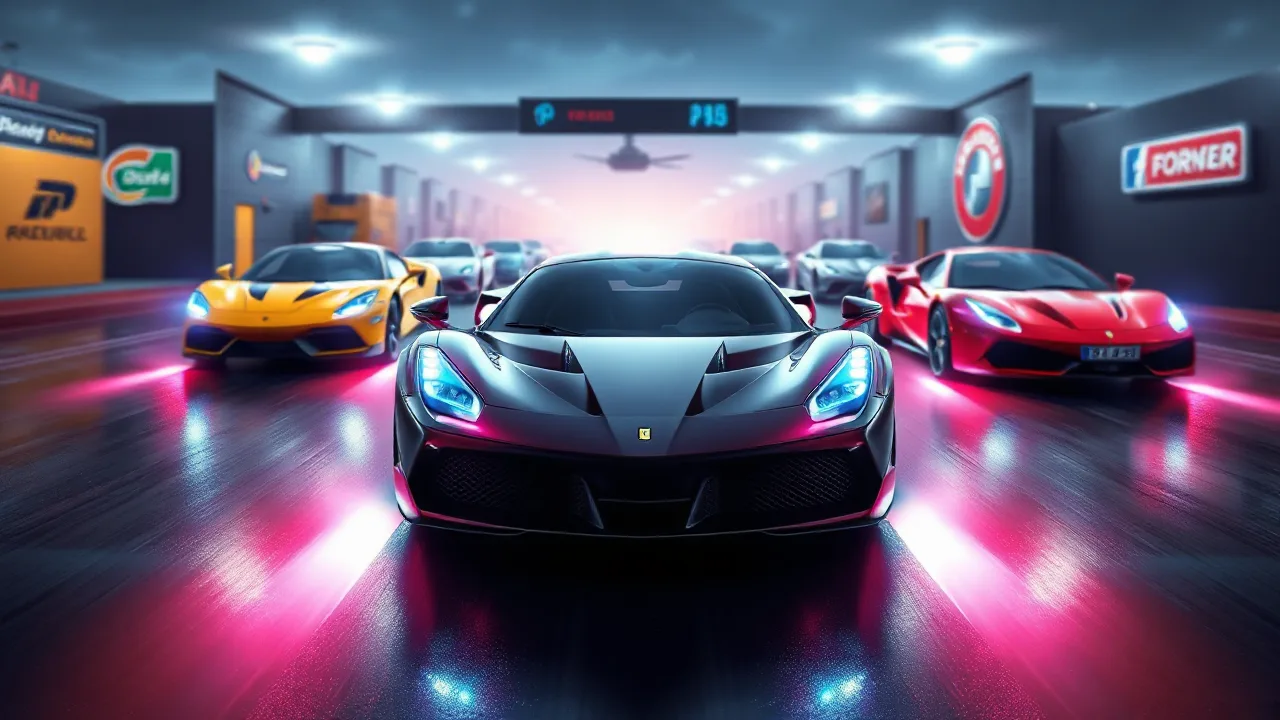 Crush All: Supercars Dominate the Arcade Scene image