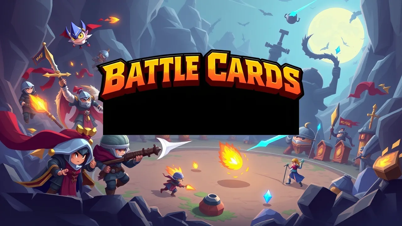 Pixel Arena Battle Cards: Strategic War Game image