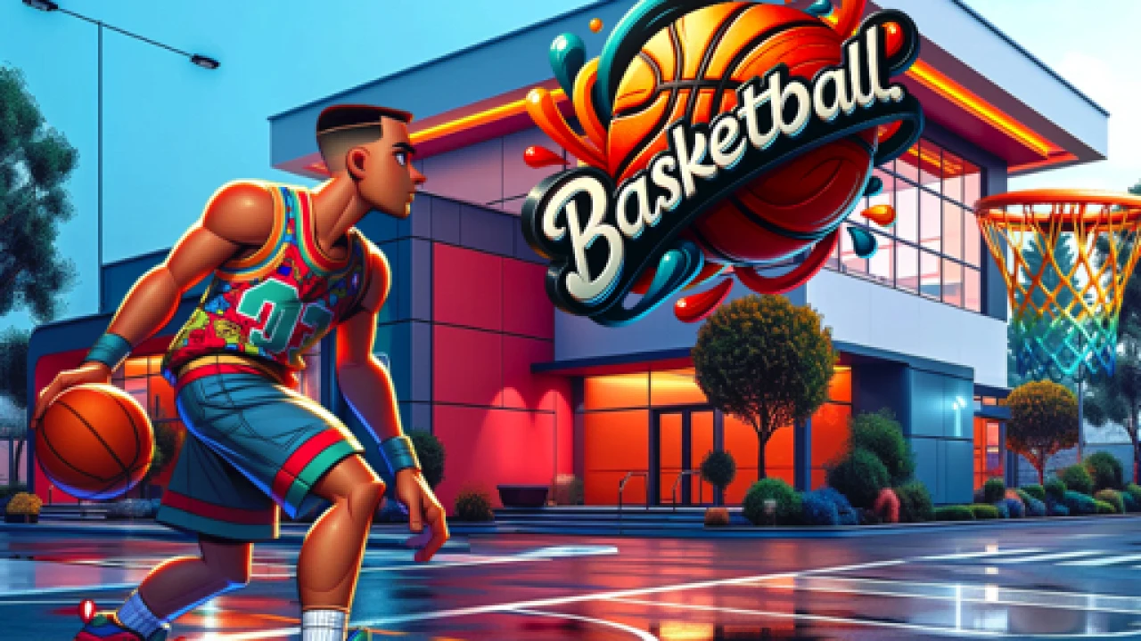 Play Ultimate Hoops Showdown: Basketball Arena Online Now image