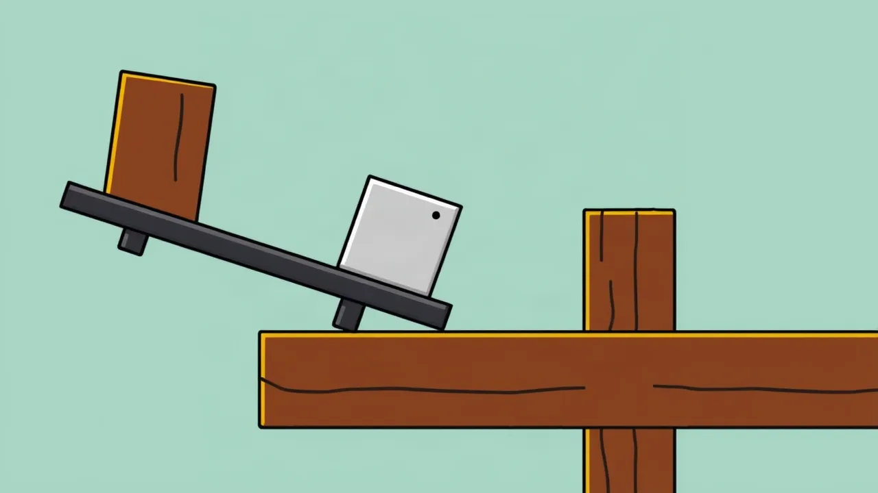 Weighted Seesaw A Surprising 2D Drawing Puzzle image