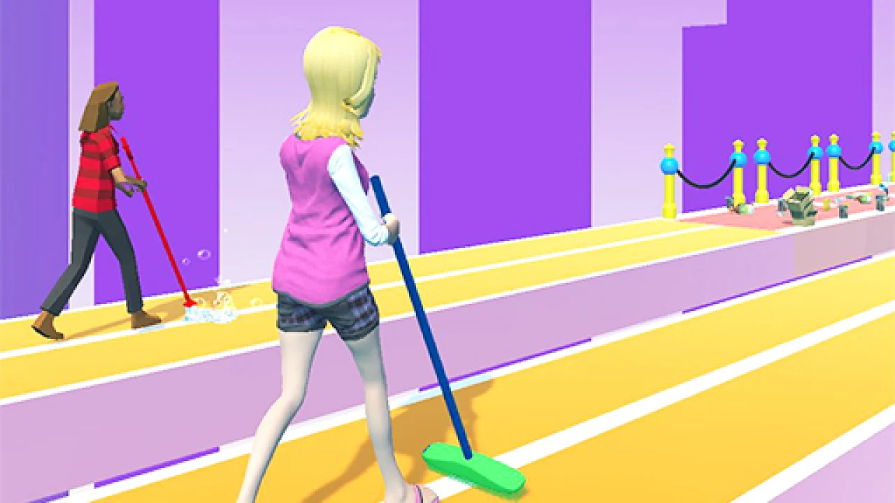 Cleaner Run: Unity3D Girls' 3D Rush image