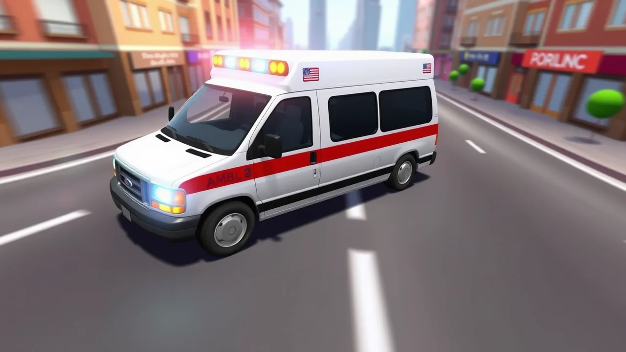 Ambulance Driver 3D: The Ultimate Rush to Save Lives image