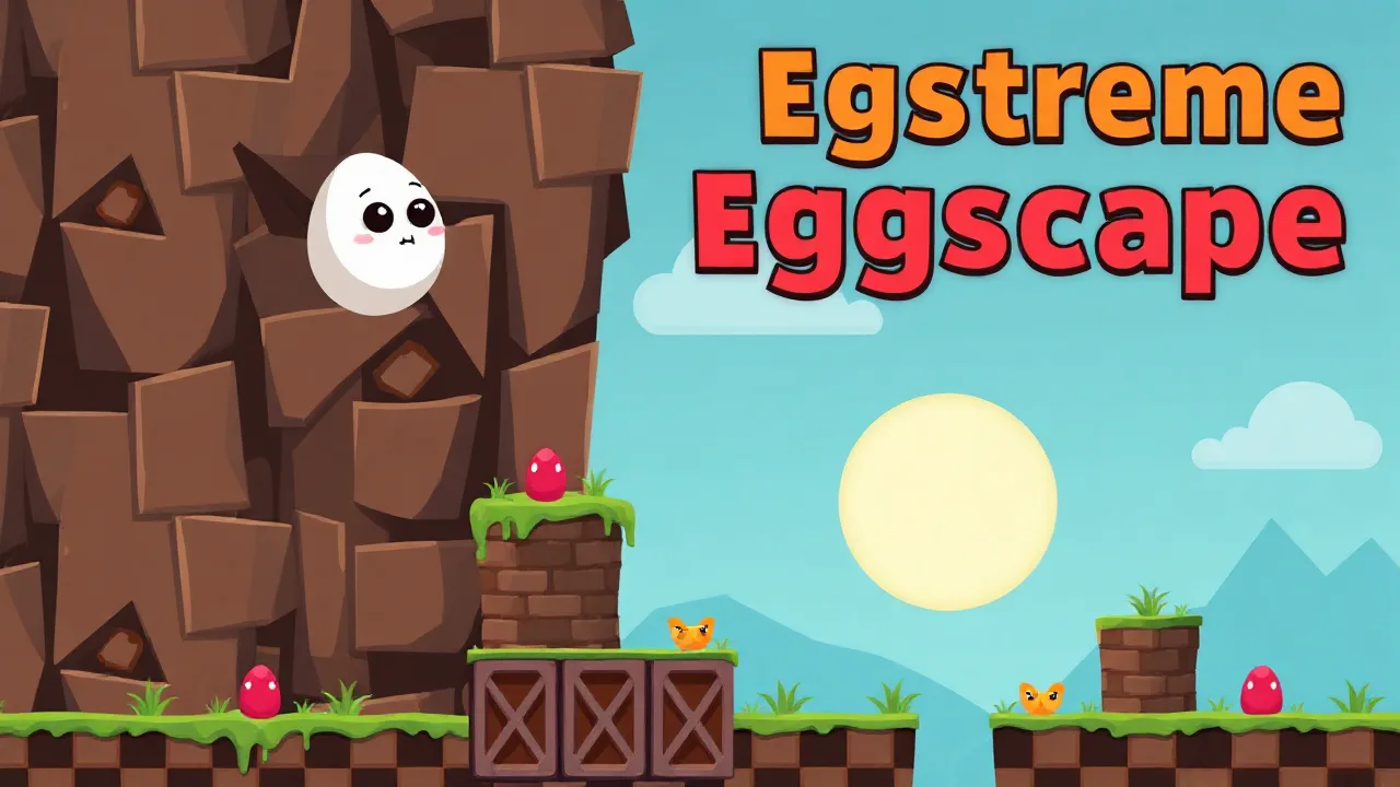 Eggstreme Eggscape Retro Arcade Fun with Eggs image