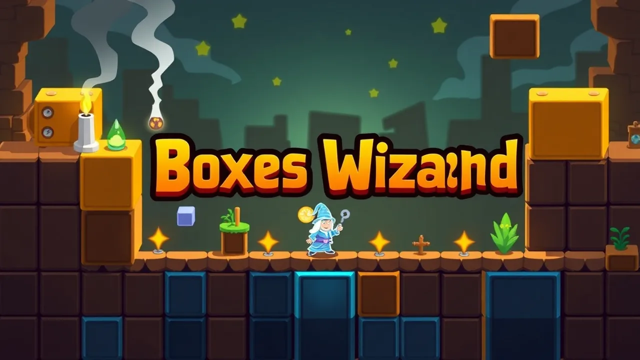Master the Art of Magical Block Puzzling in Boxes Wizard image