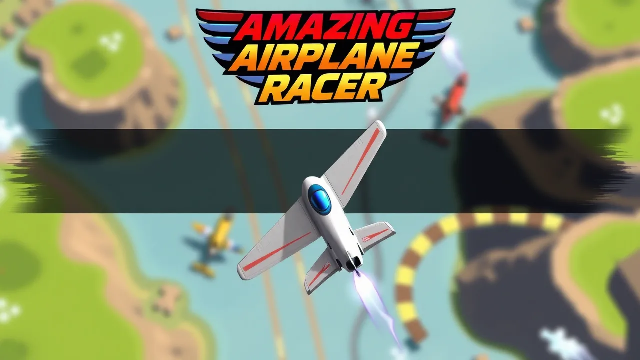Amazing Airplane Racer Aerial Racing Thrills Await image