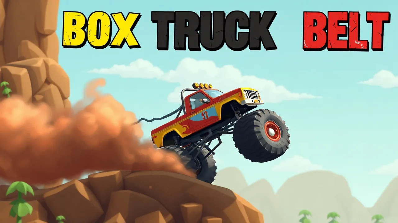 Box Truck Belt is a hilarious monster truck arcade adventure image