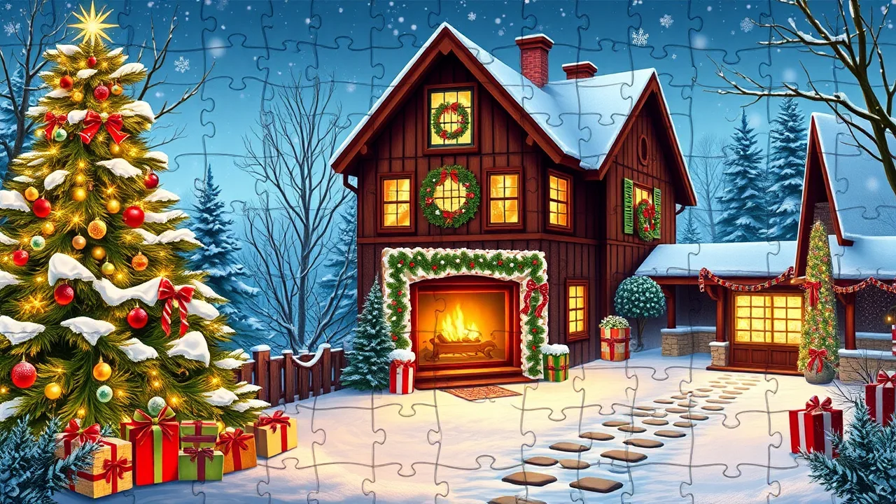 Christmas Jigsaw Puzzles: A Festive Holiday Challenge for the Whole image