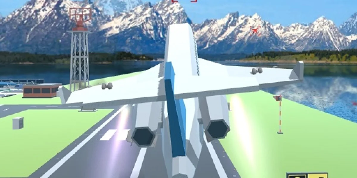 Skybound Thrills in Polygon Flight Simulator image
