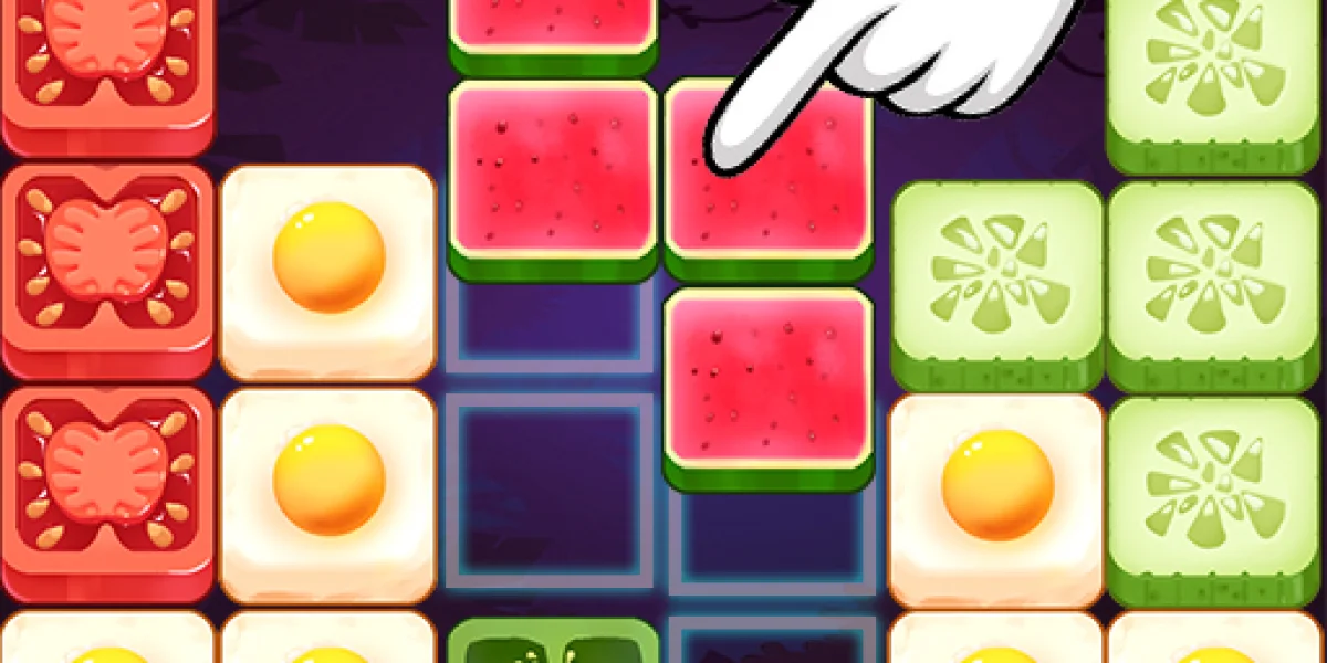 Uncover Hidden Fruits with Food Blocks Puzzle image