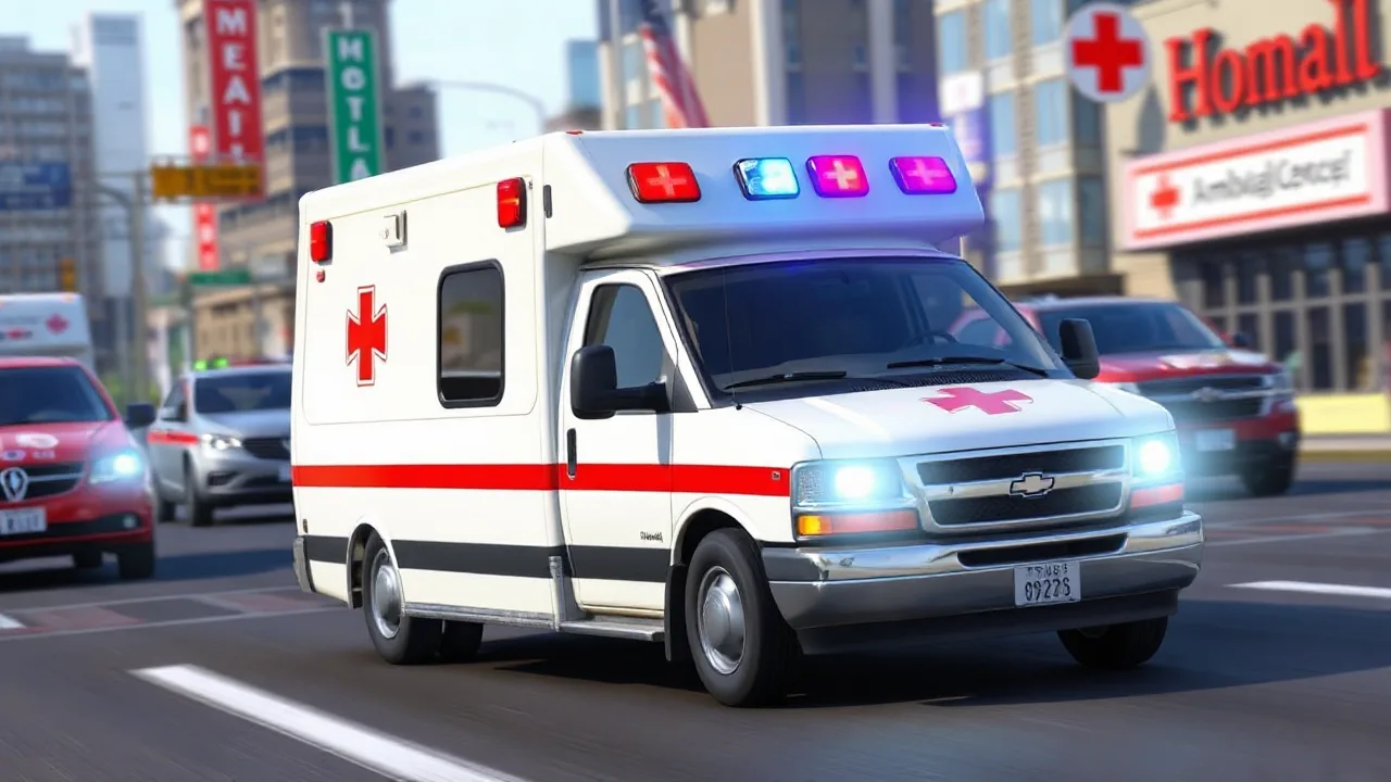 Racing to Save Lives in Hurry Ambulance image