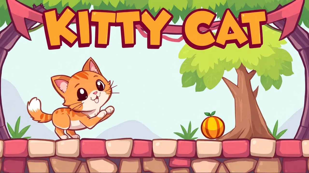Pounce Through Adorable Platforming in Kitty Cat image