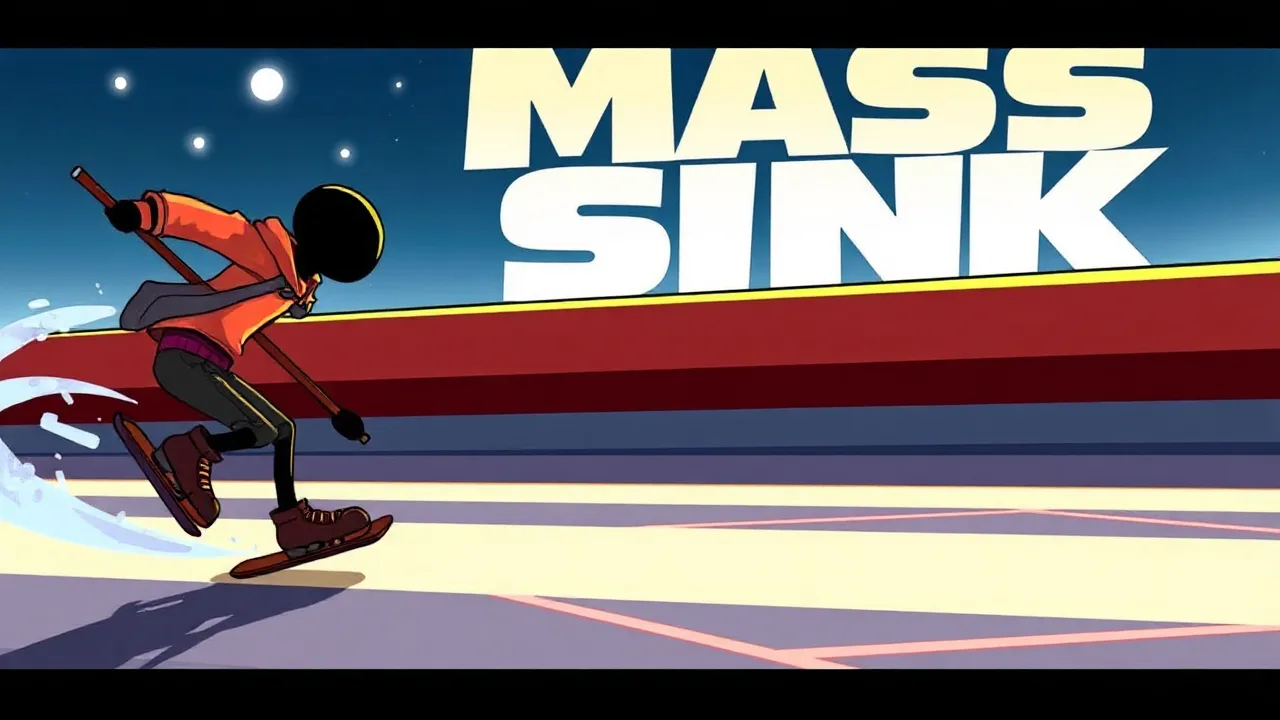 Master the Stickman Skating Challenge in Mass Sink image