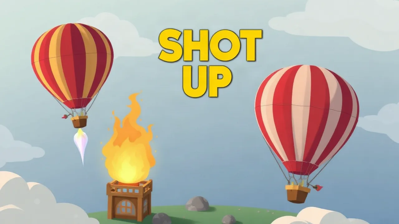 Shot Up: A Unique Hot Air Balloon Puzzle Challenge image
