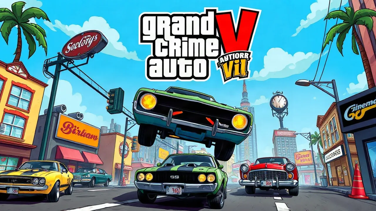 Wild Arcade Action Awaits in Grand Crime Auto VI image