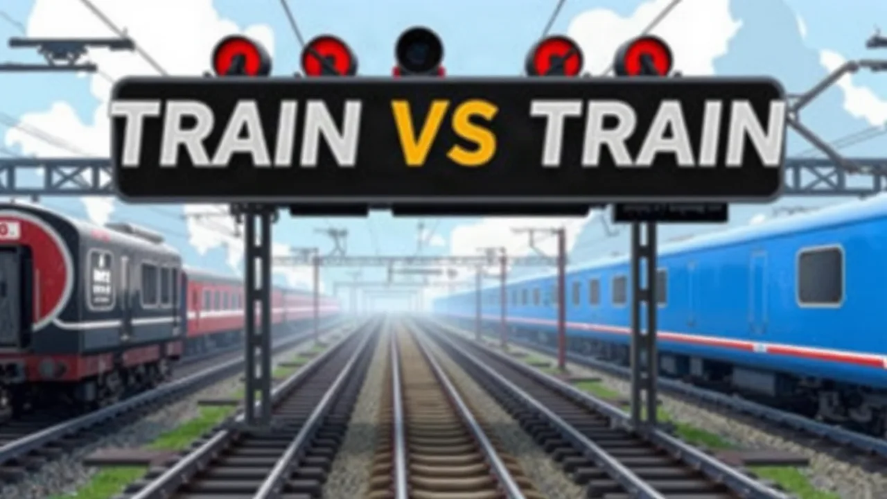 Train VS Train is the Ultimate Puzzle Challenge for Brain and Arcade image