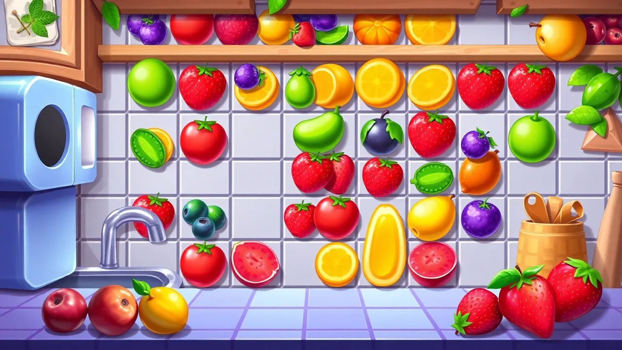 Fruit Merge Reloaded: The Ultimate Cozy Kitchen Puzzle image