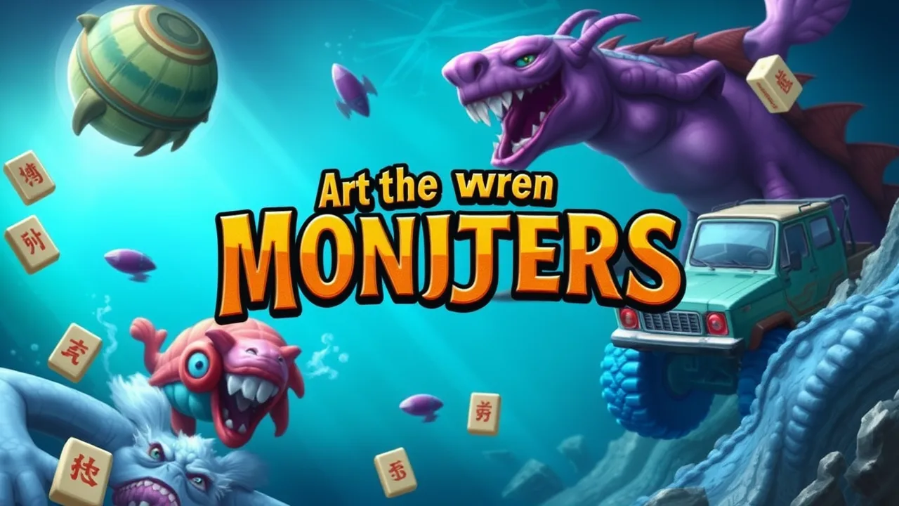 Unleash the Monster Within: Sea Monsters Mahjong image