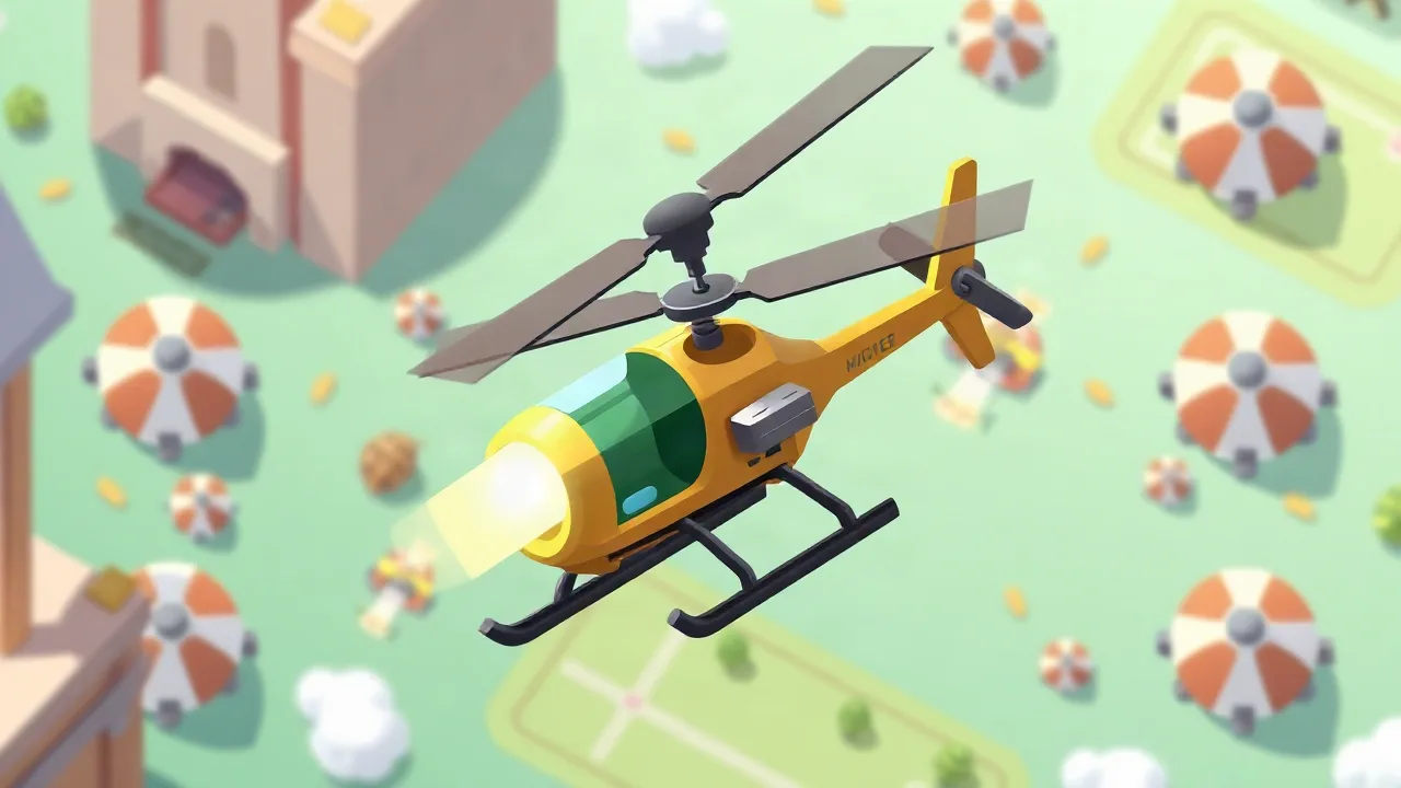 MergeFrisbees Racing Combines Helicopter Crashes and Cozy Kitchen image