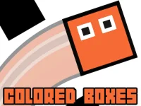 Rotating Colored Boxes background