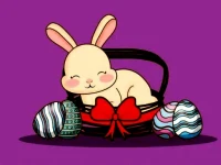 Happy Easter Puzzle Quest background