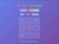 Tic Tac Toe 2025 background
