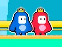Jelly Bros Red and Blue background