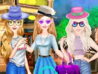 Girls Spring Casual Dressup background