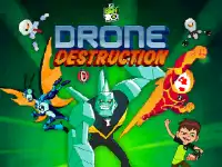 Ben 10 Drone Destruction background