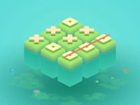 Tic Tac Toe Match Three background