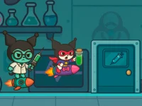 Kitty Kuro Lab Escape background