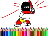 BTS Lego Coloring Book background