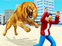 Lion Simulator Attack 3d Wild Lion Games background