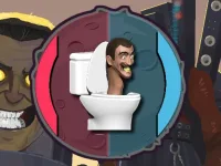 Skibidi Toilet Pong background