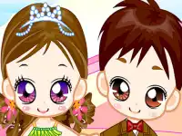 Babies Dress up background