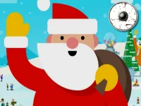 Spinny Santa Claus background