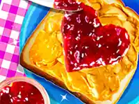 Peanut Butter Jelly Sandwich background
