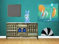 Blue House Escape 3 background