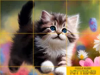 Puzzle Sliding   Kittens background