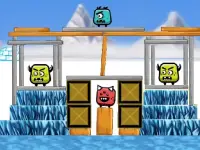 Angry penguin background