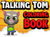 Talking Tom Coloring Books background