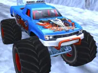 Winter Monster Truck background