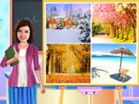 Baby Taylor Learn Seasons background