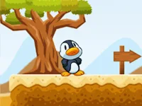 Penguin Run Adventure Game background