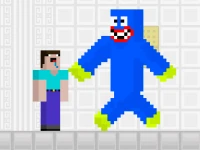 Noob vs Blue Monster background