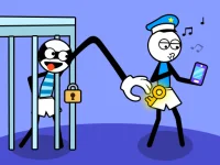 Stickman Troll Thief Puzzle background